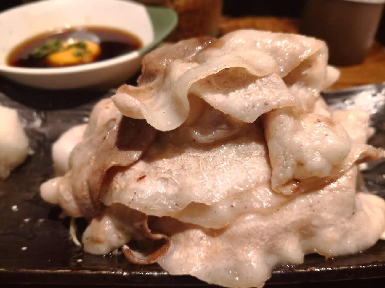 豚料理専門店　大阪梅田　山ぶたのバラ焼き定食