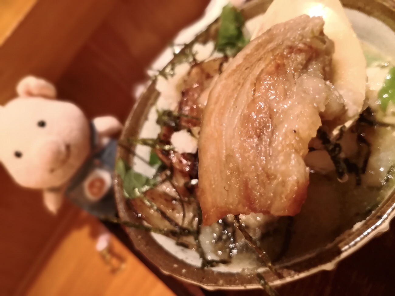 壌大手町ランチ豚丼最高に美味しい　豚茶　ランチメニュー